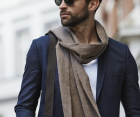 Handsome man on the street Stock Photo 03