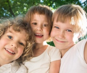 Happy childhood Stock Photo