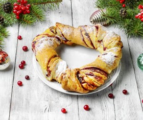 Holiday dessert Stock Photo 01