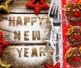 Holiday dessert Stock Photo 02