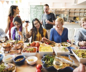 Holiday party Stock Photo