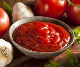 Homemade tomato sauce Stock Photo