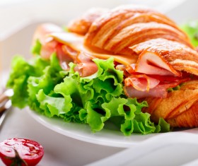 Hot dog sandwich Stock Photo