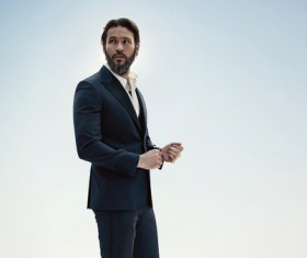 Keep beard handsome man Stock Photo 05