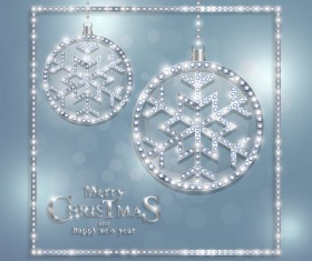 Luxury christmas jewelry decor background vector 02