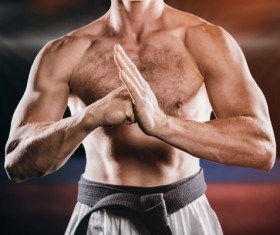 Martial etiquette Stock Photo