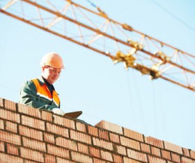 Masonry workers Stock Photo 12
