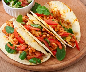 Mexican delicious softtaco Stock Photo 01