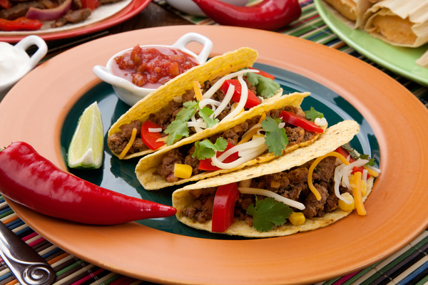 Mexican delicious softtaco Stock Photo 02