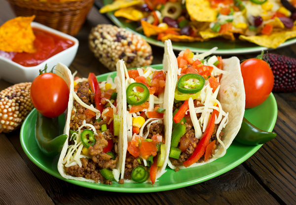 Mexican delicious softtaco Stock Photo 04