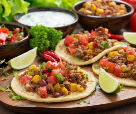 Mexican delicious softtaco Stock Photo 06