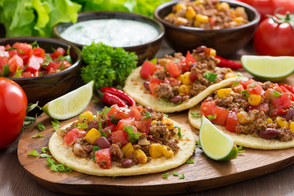 Mexican delicious softtaco Stock Photo 06