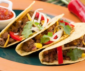 Mexican delicious softtaco Stock Photo 07