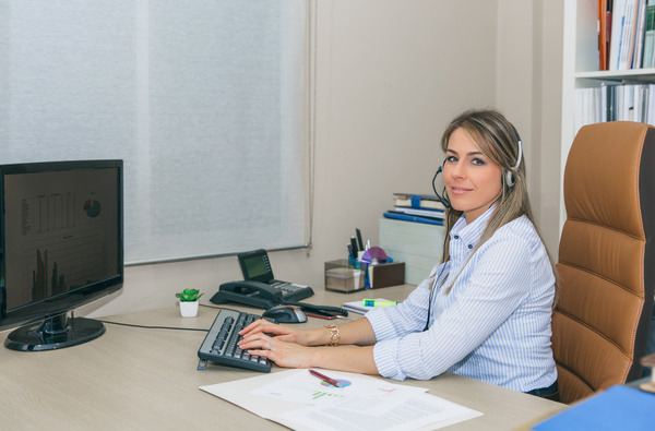 Office professional women Stock Photo
