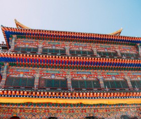 Oriental classical architecture Stock Photo