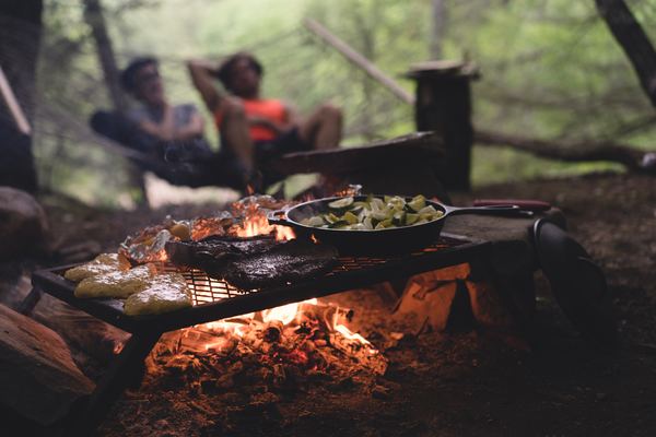 Outdoor picnic barbecue Stock Photo