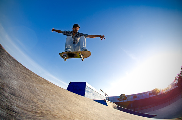 Play Skateboard Stock Photo 01