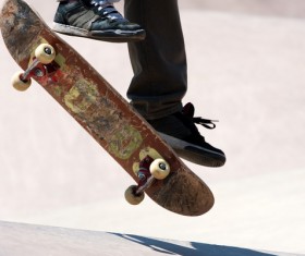 Play Skateboard Stock Photo 02