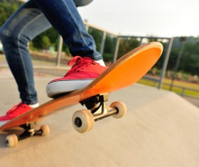 Play Skateboard Stock Photo 08