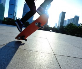 Play Skateboard Stock Photo 09