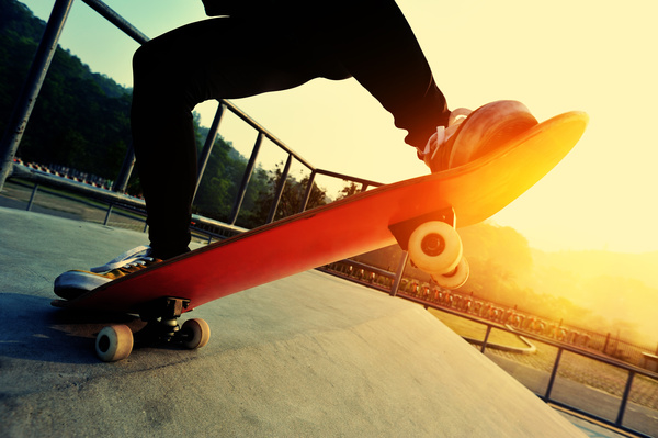 Play Skateboard Stock Photo 10