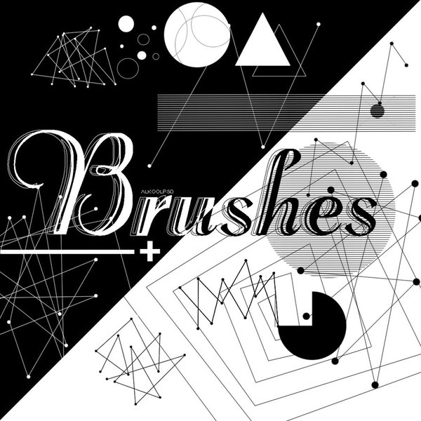 Points Lines Photoshop Brushes