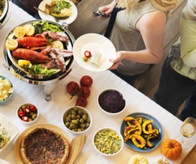Rich party food Stock Photo 02