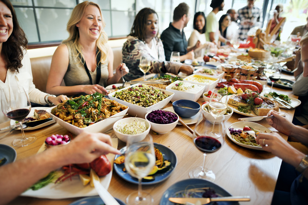 Rich party food Stock Photo 03