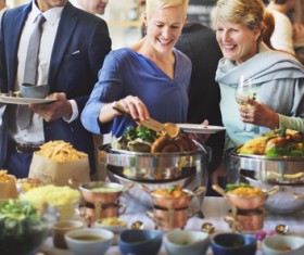 Rich party food Stock Photo 04