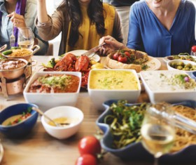 Rich party food Stock Photo 05