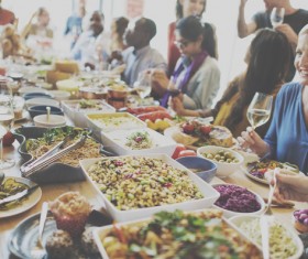 Rich party food Stock Photo 07