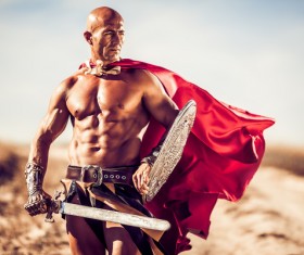 Roman Gladiator Stock Photo 01