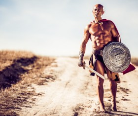 Roman Gladiator Stock Photo 02