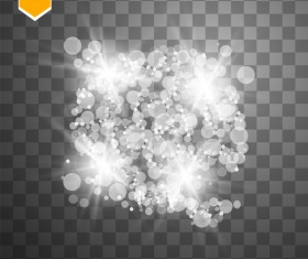 Shining light effects illustration vector 02