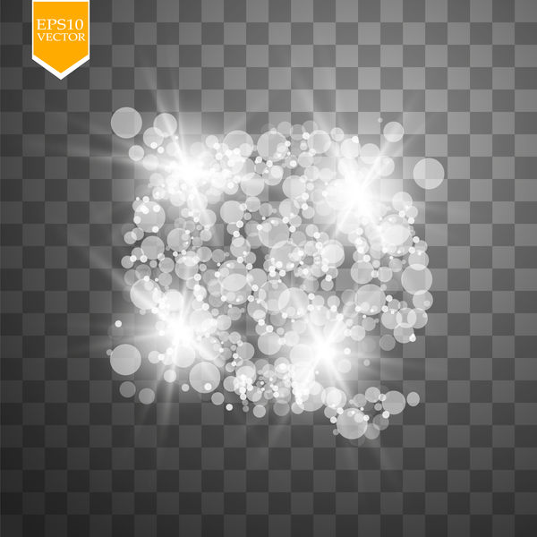 Shining light effects illustration vector 02