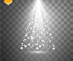 Shining light effects illustration vector 05
