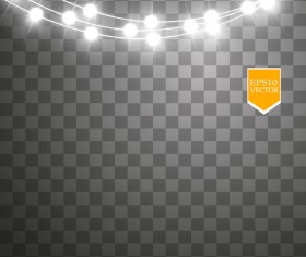 Shining light effects illustration vector 07