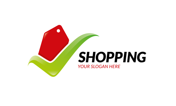 Shopping logo creative vector
