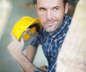 Smiling carpentry Stock Photo 02