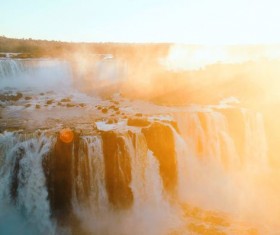 Spectacular waterfall Stock Photo
