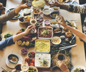 Toast to celebrate Stock Photo