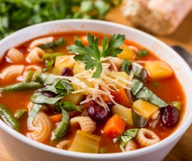 Traditional Tasty Russian Soljanka Soup Stock Photo 02