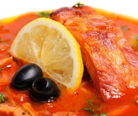 Traditional Tasty Russian Soljanka Soup Stock Photo 11