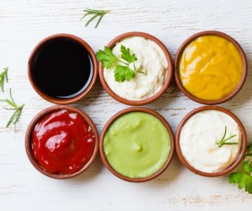 Various sauces Stock Photo 02