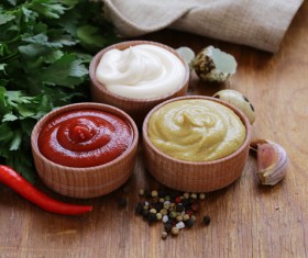 Various sauces Stock Photo 04