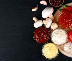Various sauces Stock Photo 05