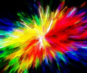 Watercolor Explosive Textures Stock Photo 03