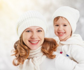 dorsifixed daughters mother Stock Photo