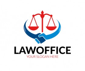 law office logo vector