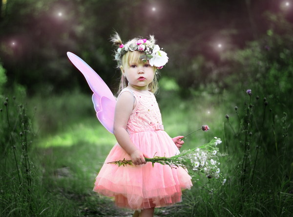 little angel Stock Photo